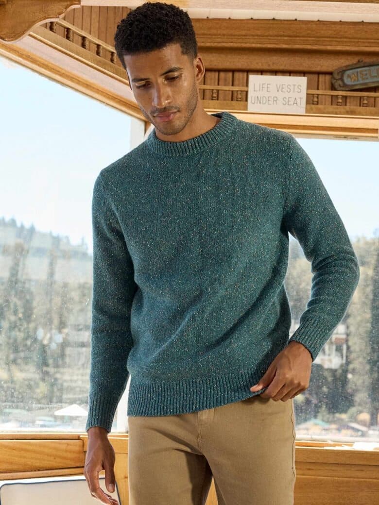 Man wearing Toad & Co clothes